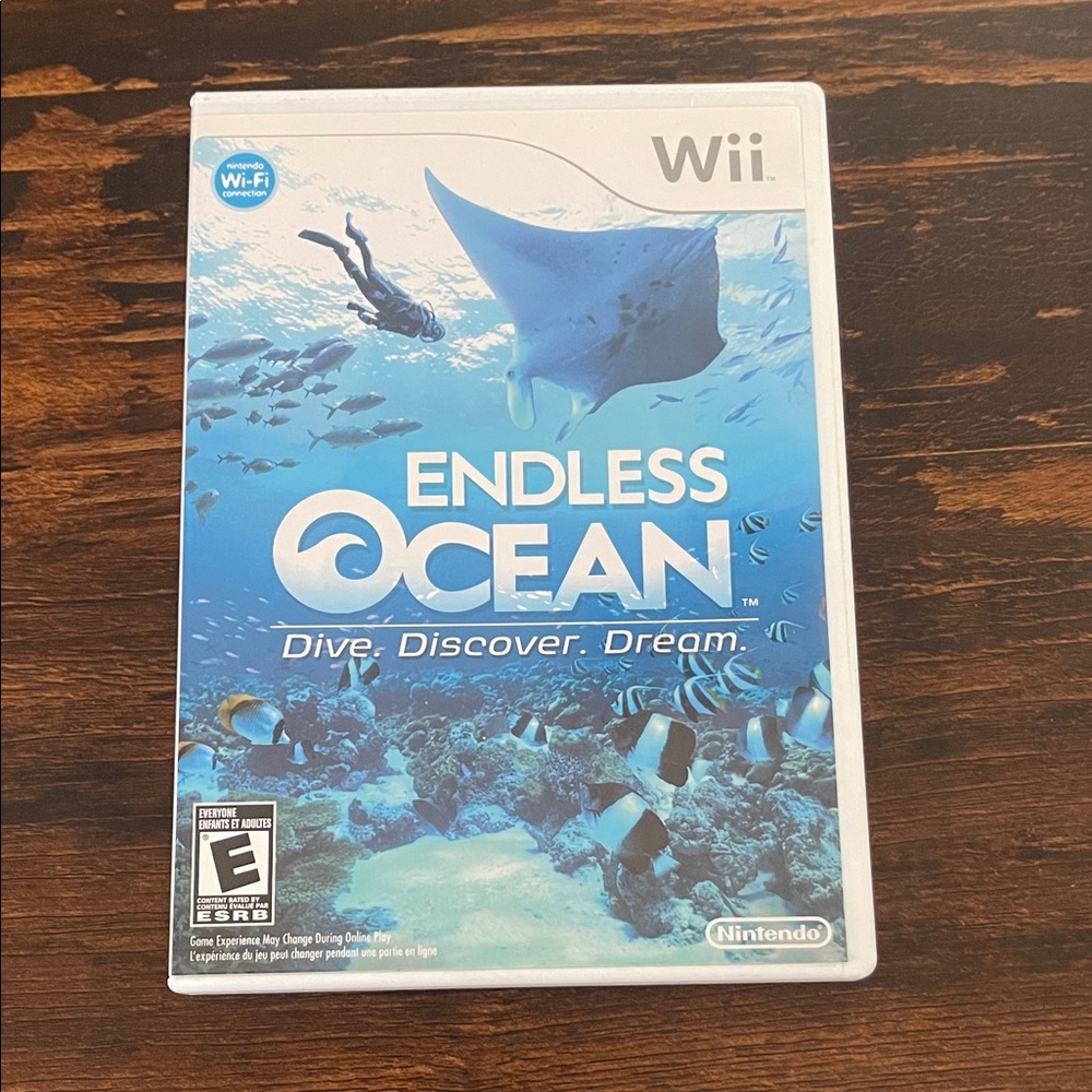 Nintendo Wii Endless Ocean - White and Blue
